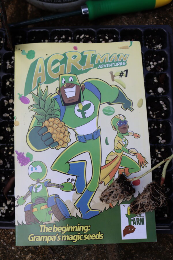 AGRIMAN COMIC ISSUE 1 The beginning: Grandpa's Magical Seeds